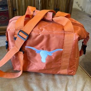Embroidered Longhorn soft-sided cooler